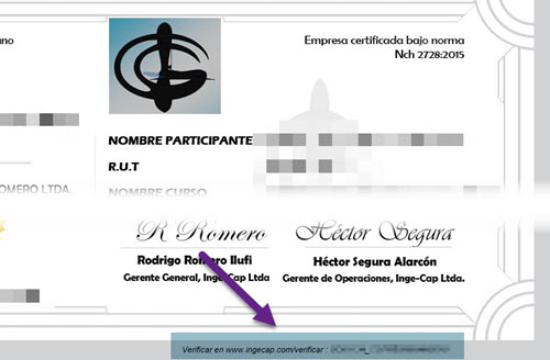 certificado